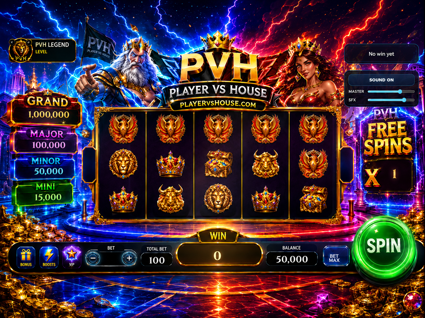 Jeu de machines à sous Legend