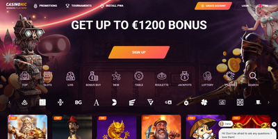 Aperçu du site Casinonic