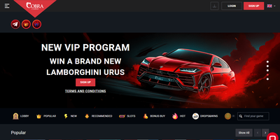 Aperçu du site Cobra
