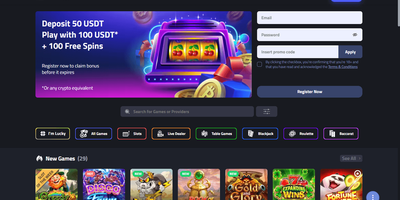 Aperçu du site mBitCasino