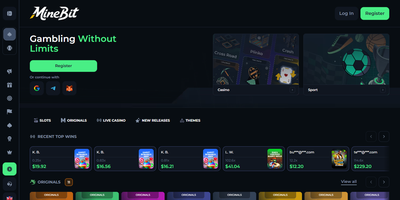 Aperçu du site MineBit