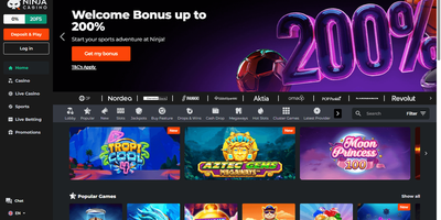 Ninja websted forhåndsvisning