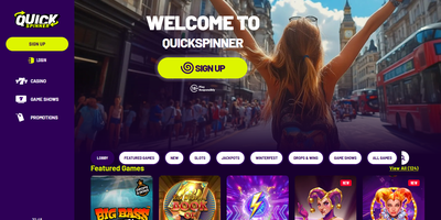 Quickspinner site preview