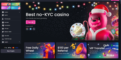 Aperçu du site RakeBit